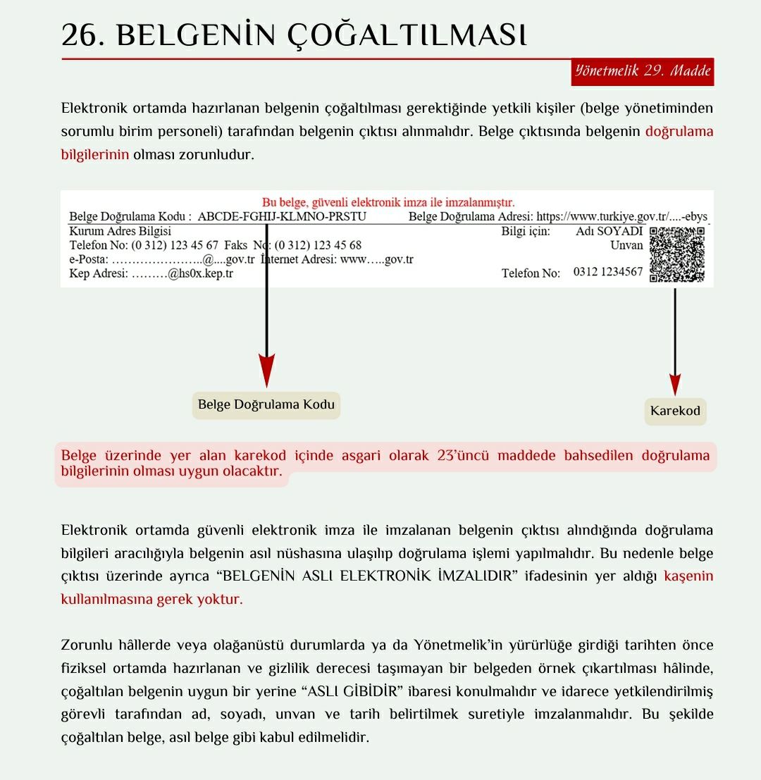 Resmi Yazışmalarda Uygulanacak Usul ve Esaslar Hakkında Yönetmelik 
