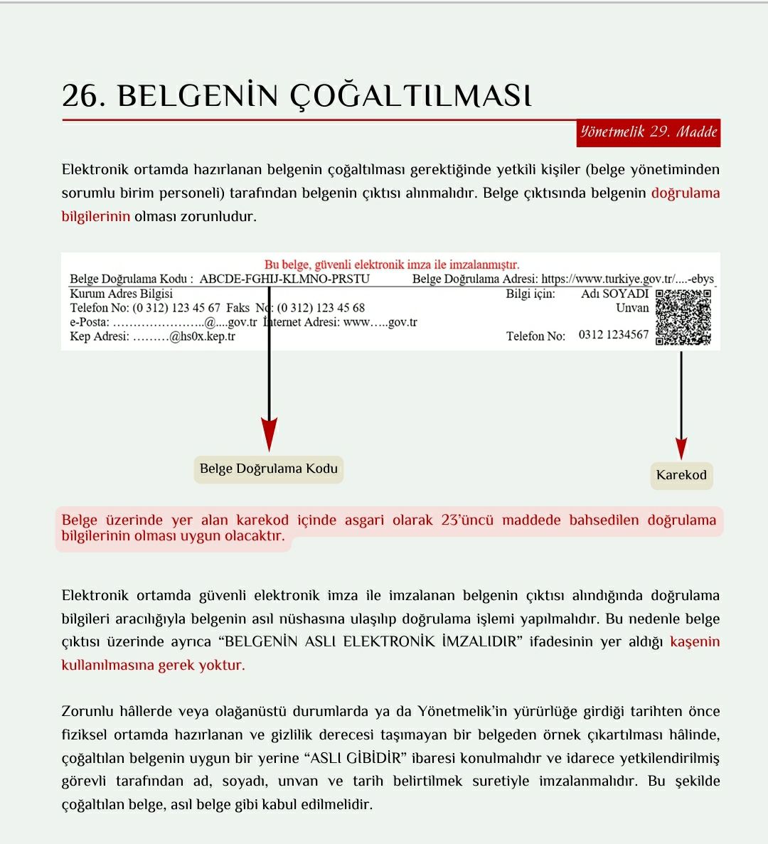 Resmi Yazışmalarda Uygulanacak Usul ve Esaslar Hakkında Yönetmelik 