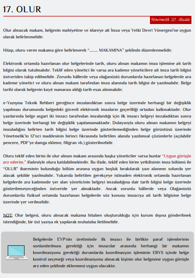Resmi Yazışmalarda Uygulanacak Usul ve Esaslar Hakkında Yönetmelik 