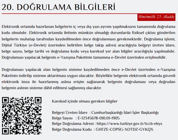 Resmi Yazışmalarda Uygulanacak Usul ve Esaslar Hakkında Yönetmelik 
