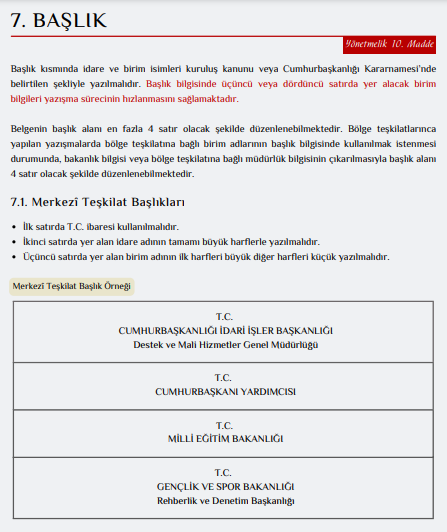 Resmi Yazışmalarda Uygulanacak Usul ve Esaslar Hakkında Yönetmelik 