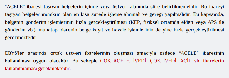 Resmi Yazışmalarda Uygulanacak Usul ve Esaslar Hakkında Yönetmelik 