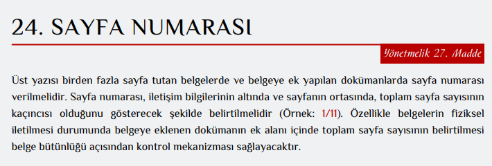 Resmi Yazışmalarda Uygulanacak Usul ve Esaslar Hakkında Yönetmelik 
