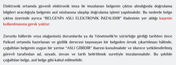 Resmi Yazışmalarda Uygulanacak Usul ve Esaslar Hakkında Yönetmelik 