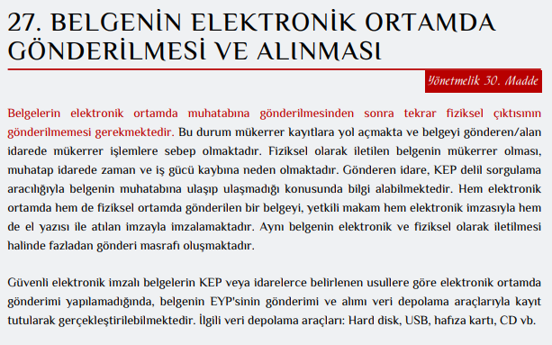 Resmi Yazışmalarda Uygulanacak Usul ve Esaslar Hakkında Yönetmelik 
