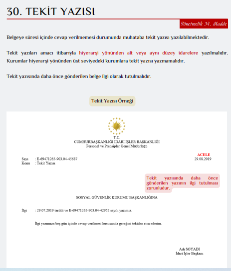Resmi Yazışmalarda Uygulanacak Usul ve Esaslar Hakkında Yönetmelik 