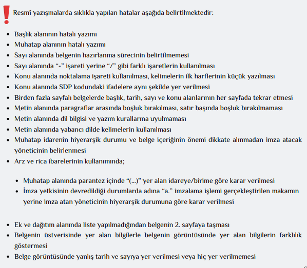 Resmi Yazışmalarda Uygulanacak Usul ve Esaslar Hakkında Yönetmelik 