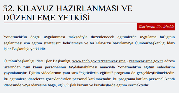 Resmi Yazışmalarda Uygulanacak Usul ve Esaslar Hakkında Yönetmelik 