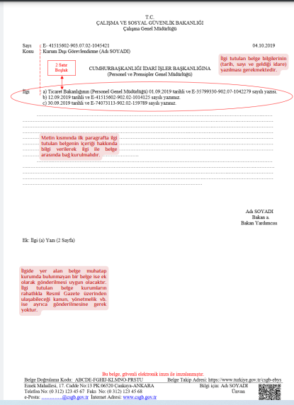 Resmi Yazışmalarda Uygulanacak Usul ve Esaslar Hakkında Yönetmelik 