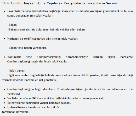 Resmi Yazışmalarda Uygulanacak Usul ve Esaslar Hakkında Yönetmelik 