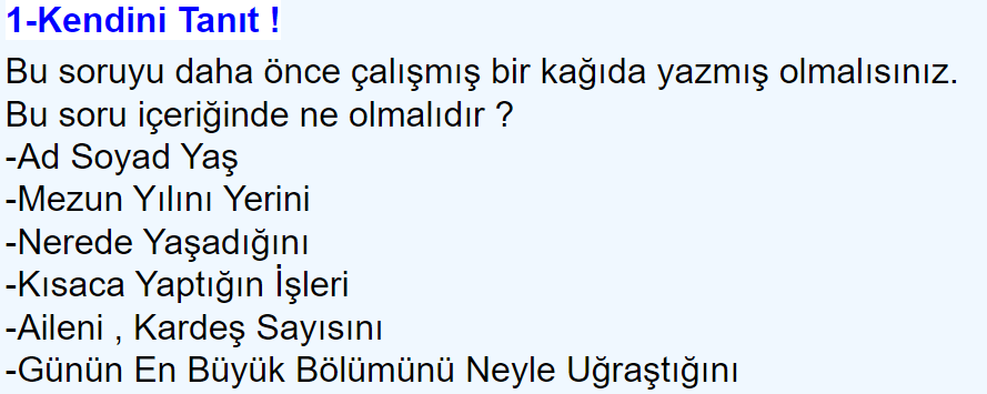 Sözlü Mülakat İle Alakalı Çıkabilecek Sorular
