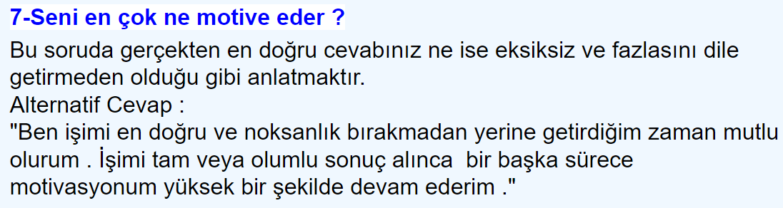 Sözlü Mülakat İle Alakalı Çıkabilecek Sorular
