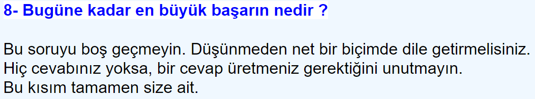 Sözlü Mülakat İle Alakalı Çıkabilecek Sorular