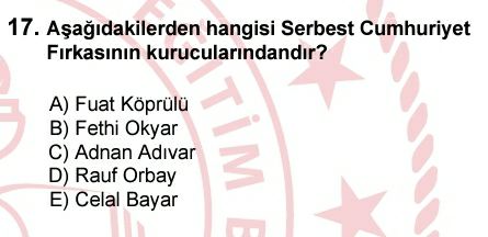 Soru Görseli