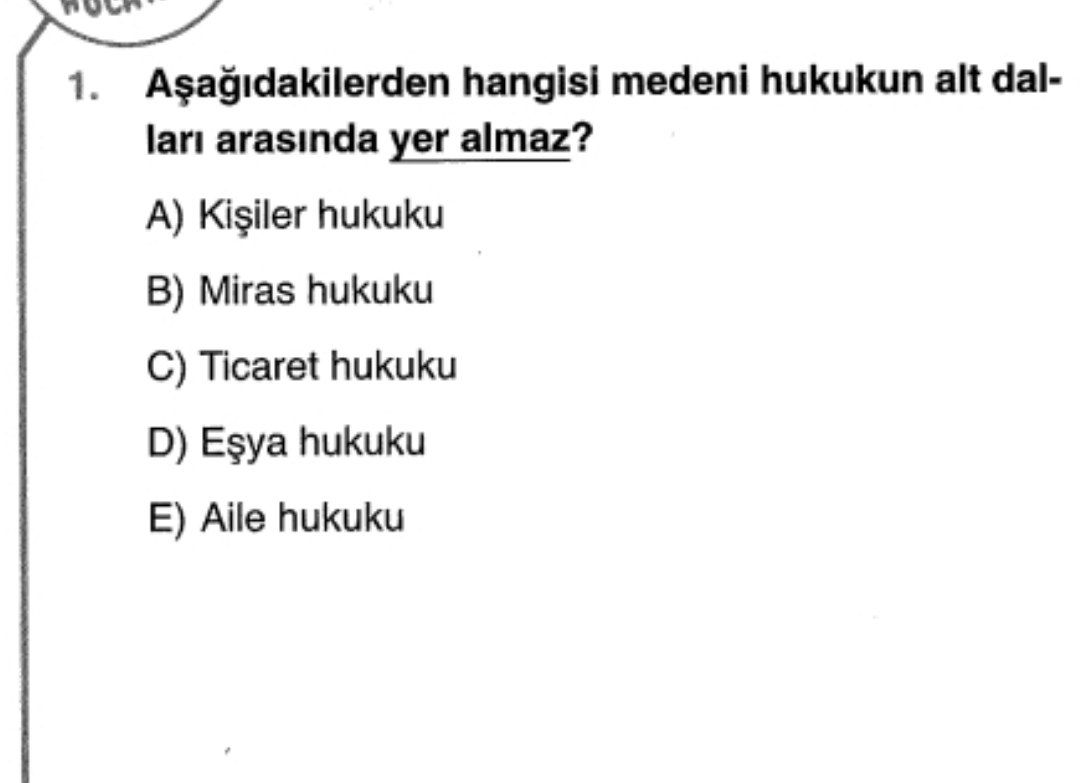 Soru Görseli