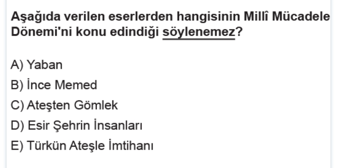 Soru Görseli