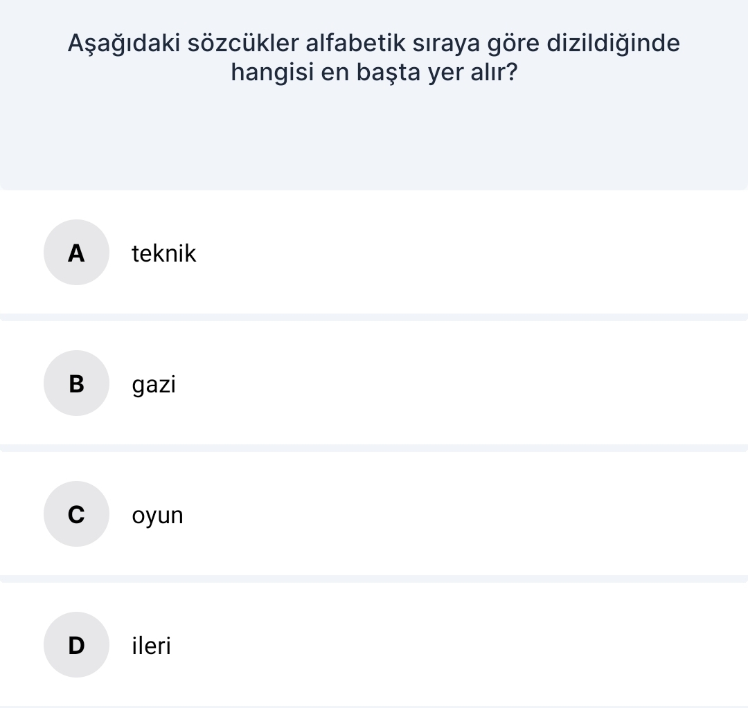 Soru Görseli