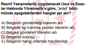 Soru Görseli