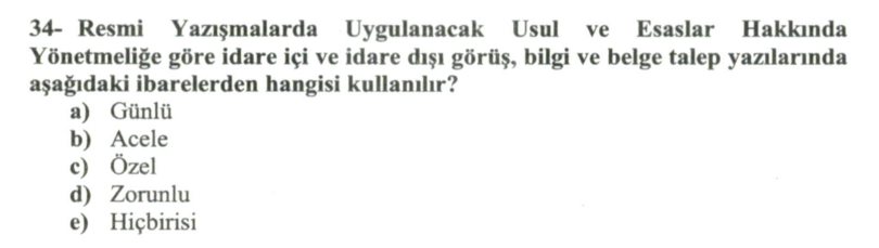 Soru Görseli