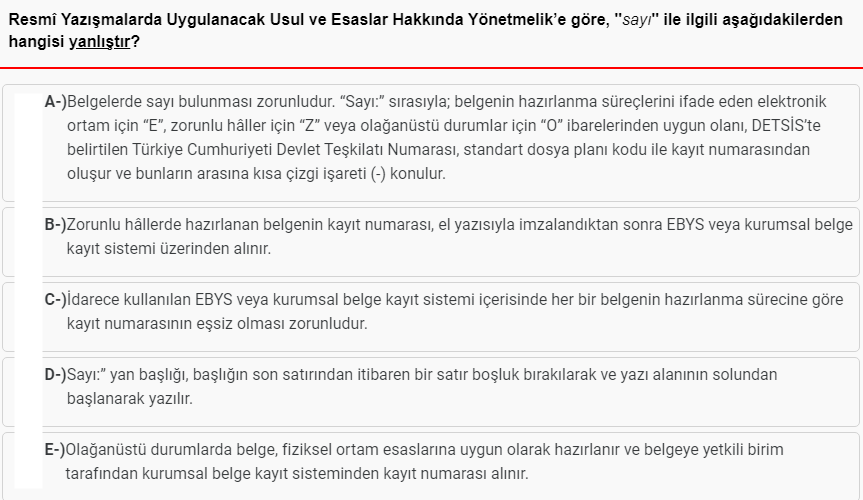 Soru Görseli