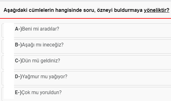 Soru Görseli