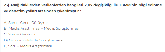 Soru Görseli