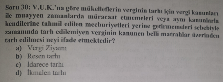 Soru Görseli