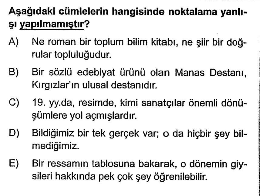 Soru Görseli