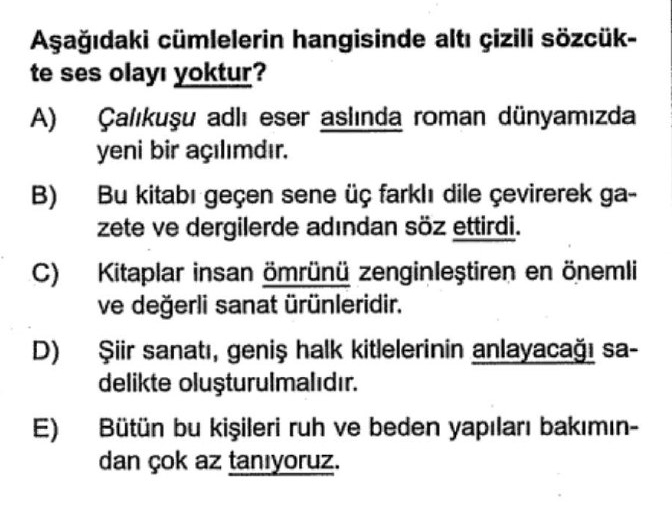 Soru Görseli