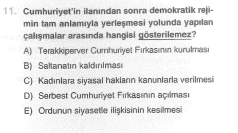 Soru Görseli